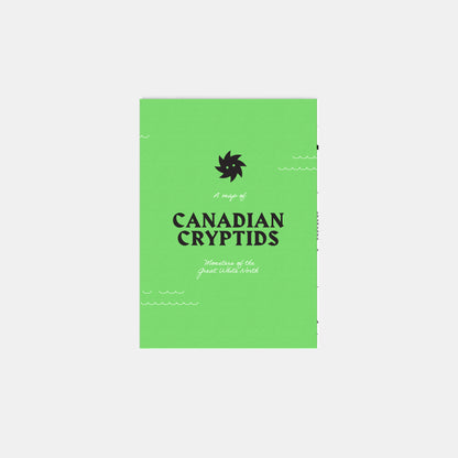 Canadian Cryptids Poster Map