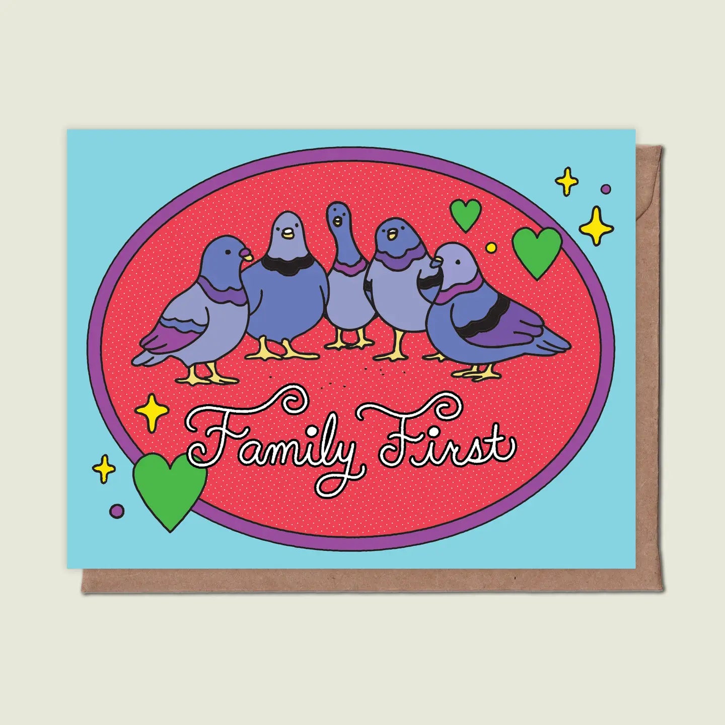 Family First Greeting Card