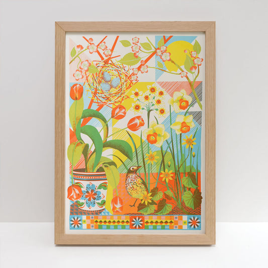 April - A3 Risograph Print