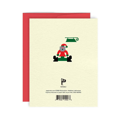 Rennes Reindeer Holiday Greeting Card