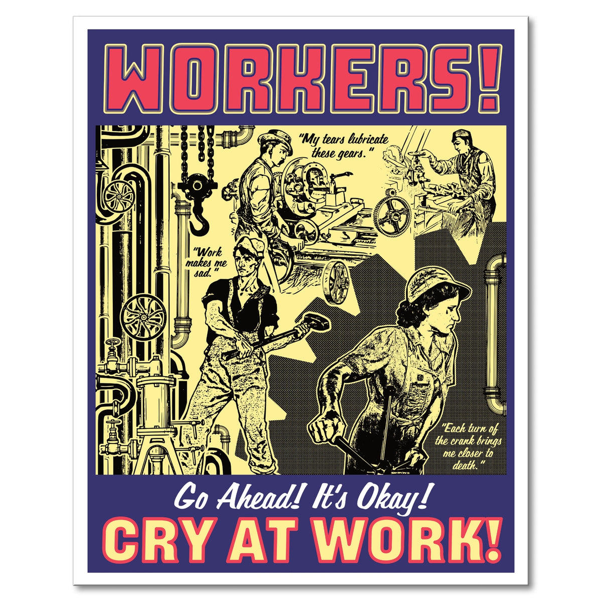 Cry at Work Poster