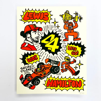 Lewis Hamilton LTD ED Print