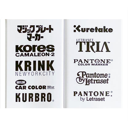 500 Marker Logos, Wordmarks & Icons Book
