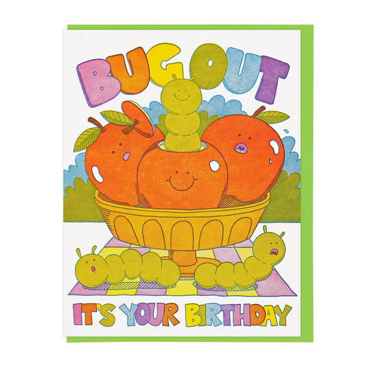 Bug Out Birthday Greeting Card