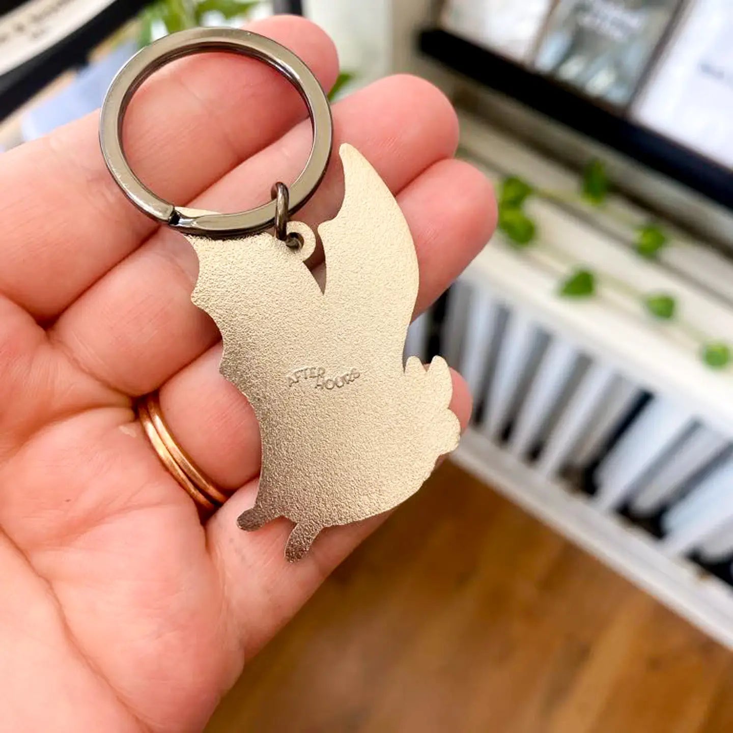Bat Hard Enamel Keychain