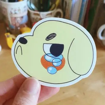Pouty Puppy Sticker