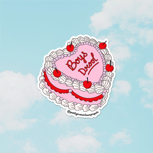 Boys Drool Sticker