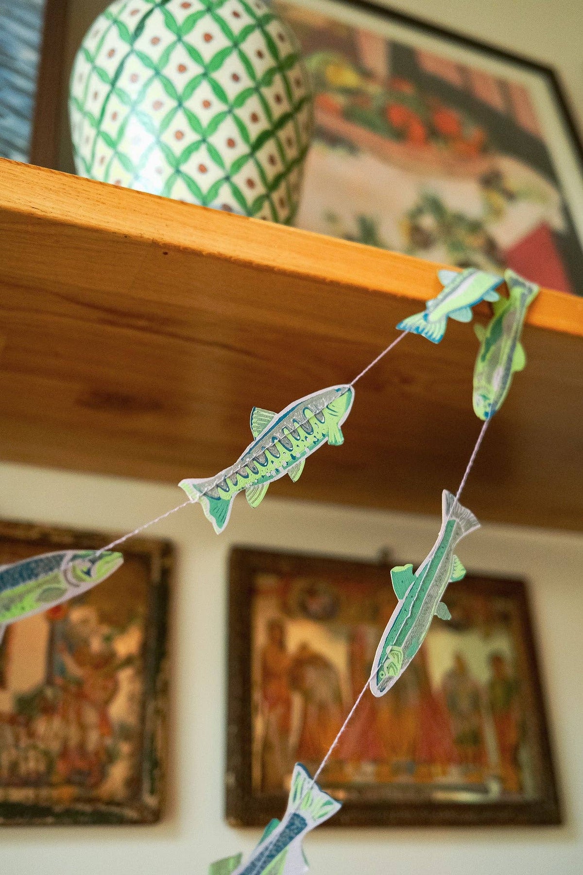 Tasty Anchovies Sewn Garland