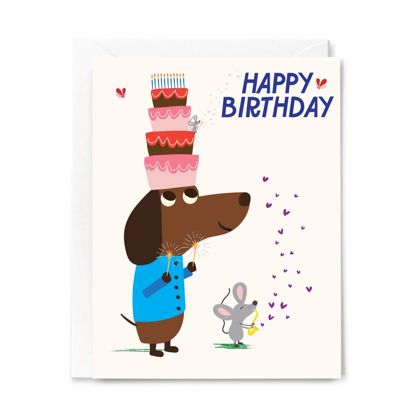Happy Birthday Dachshund Card – Stanley Style!