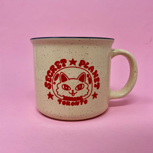 Astronaut Cat Campfire Mug
