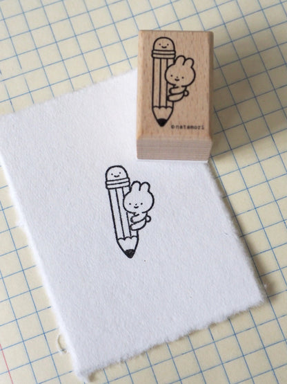 Bunny Pencil • Stamp