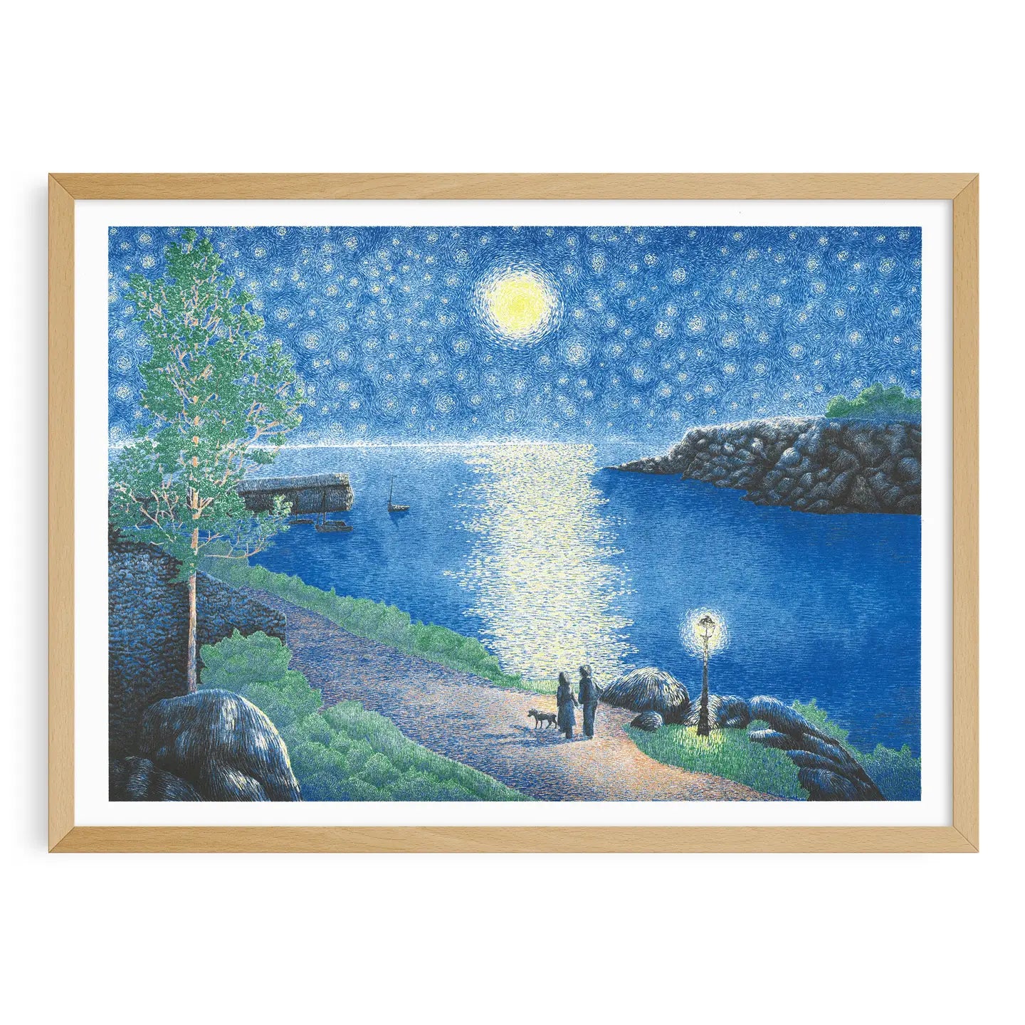 The Starry Night - A3 Poster - Manon Diemer
