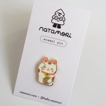 Lucky Cat • Enamel Pin