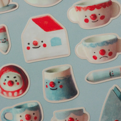 Red & Blue • Sticker Sheet