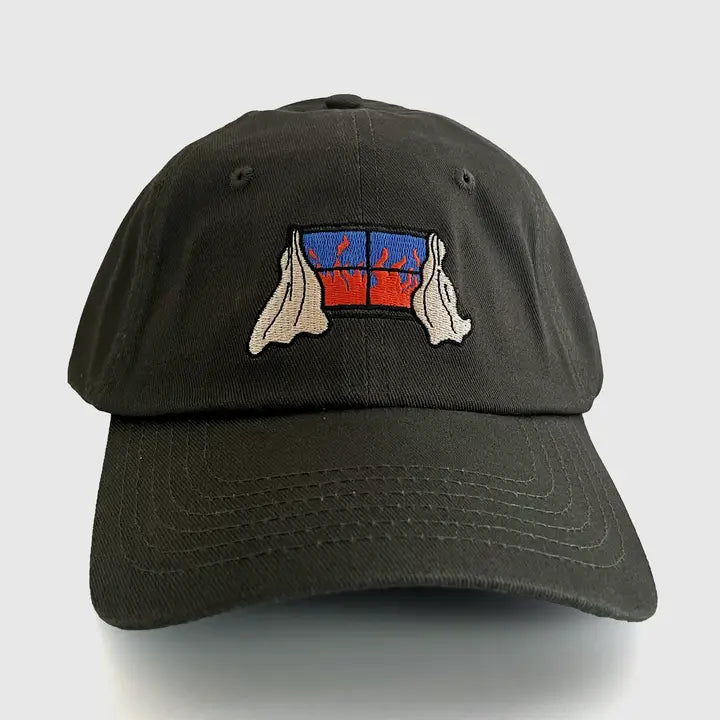 Outside in Dad Hat