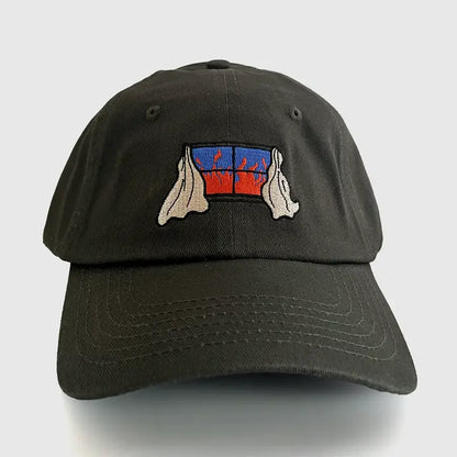 Outside in Dad Hat