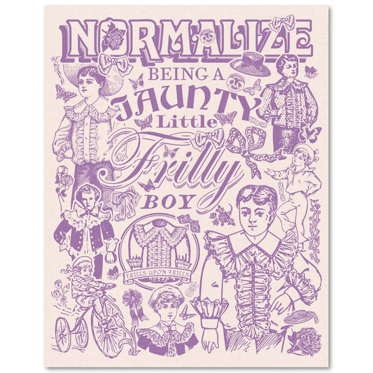 Frilly Boy - Risograph Print