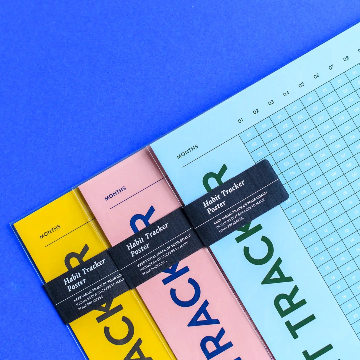Year - Habit Tracker Poster (Yellow)