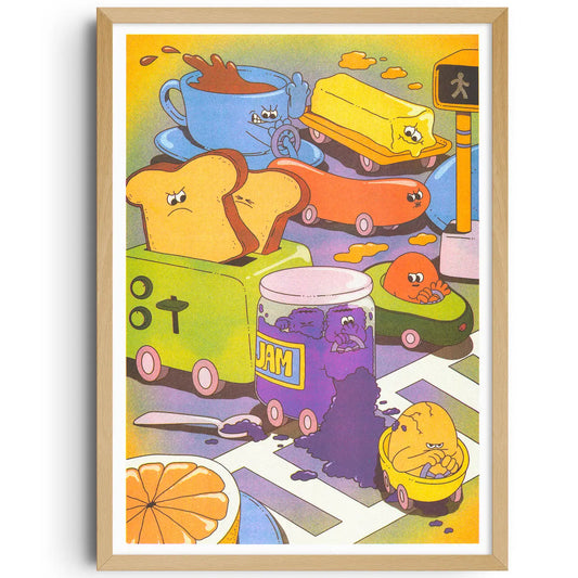 If There's A Traffic Jam... - A3 Poster - Lauren Martin