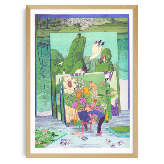 The Painter's Studio - A3 Poster - Karlotta Freier