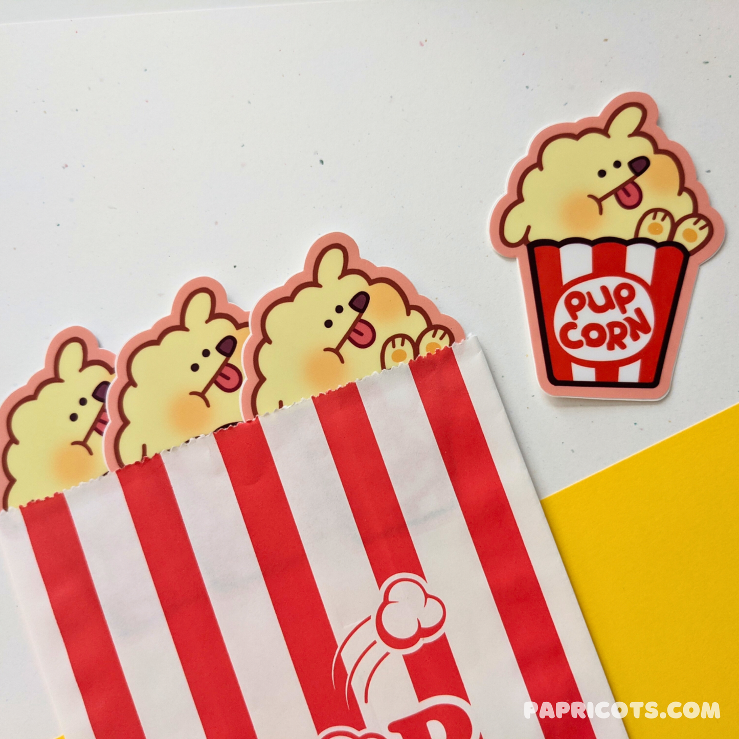 Pupcorn Vinyl Sticker
