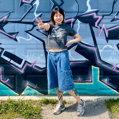 Cropped Home Is Where Your Cat Is Tee
