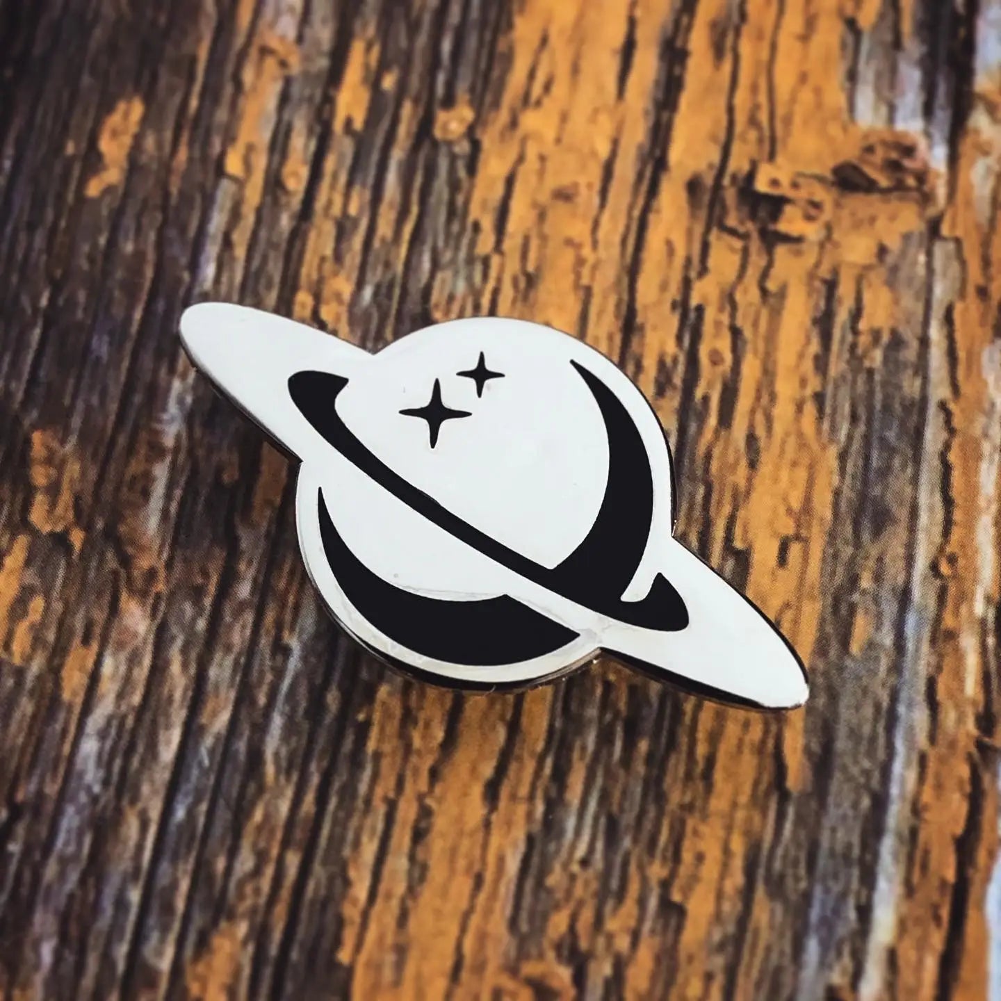 Saturn Enamel Pin