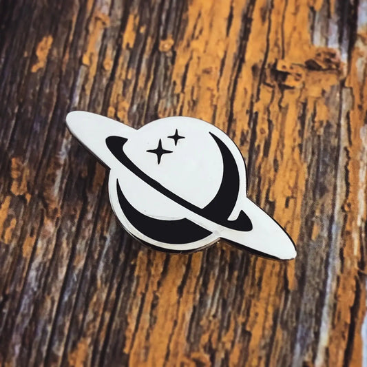 Saturn Enamel Pin