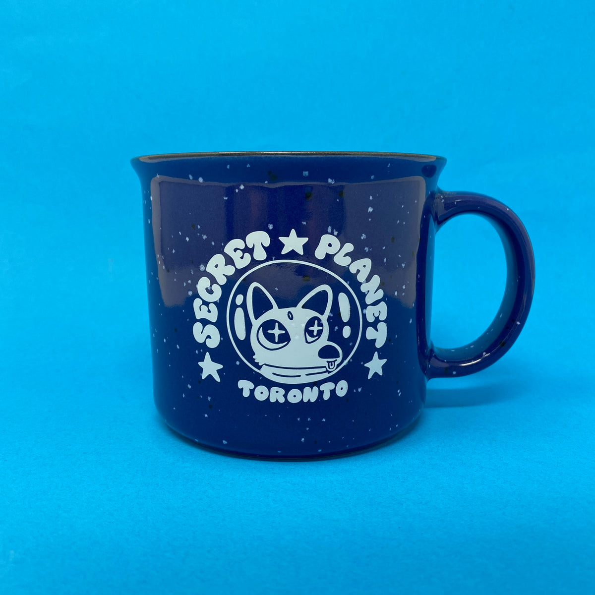Astronaut Dog Campfire Mug