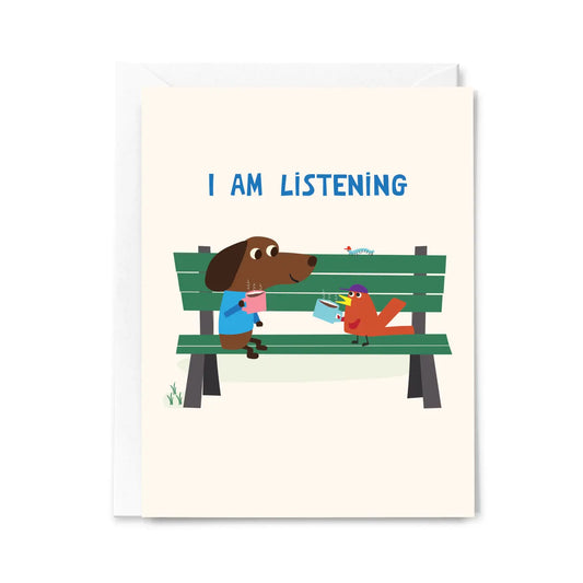 I Am Listening Card Featuring Stanley
