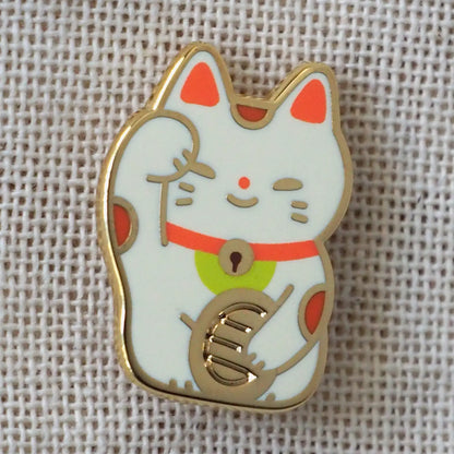 Lucky Cat • Enamel Pin