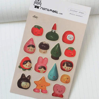 Clay • Sticker Sheet