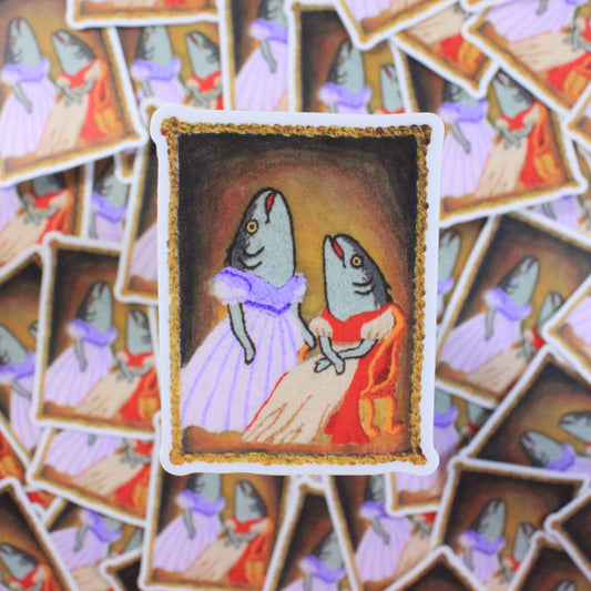 Victorian Lady - Vinyl Sticker