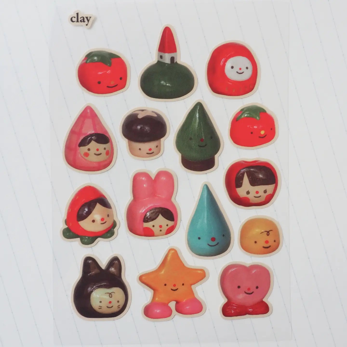 Clay • Sticker Sheet