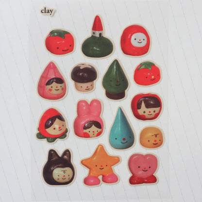 Clay • Sticker Sheet