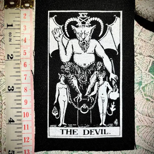 The Devil Tarot Card Patch
