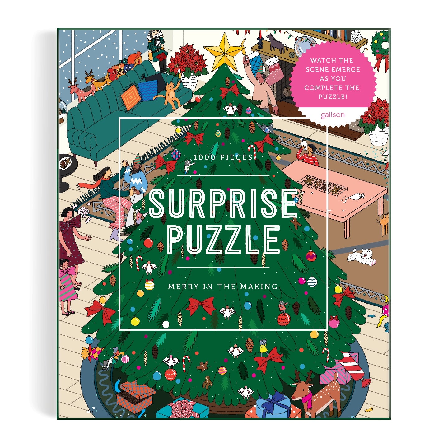 Merry In the Making 1000 Piece Surprise Puzzle