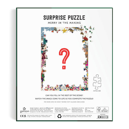 Merry In the Making 1000 Piece Surprise Puzzle