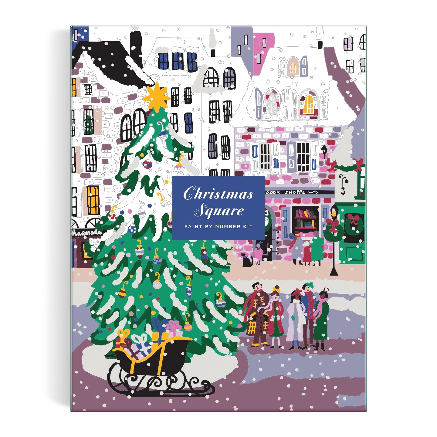Joy Laforme Christmas Square 9 x 12 Paint by Number Kit