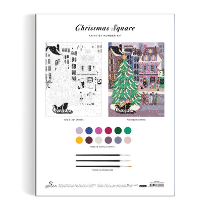 Joy Laforme Christmas Square 9 x 12 Paint by Number Kit