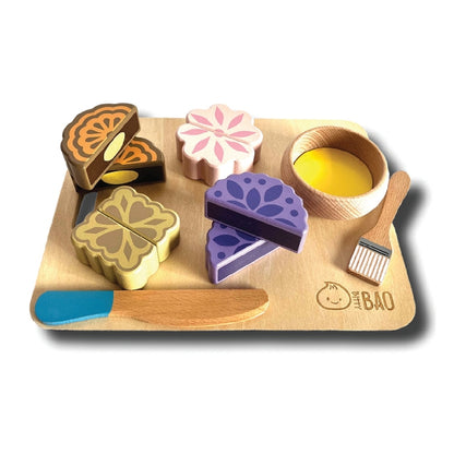 Wooden Mooncake Toy Set