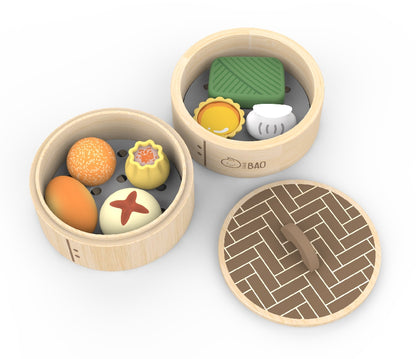 Wooden Dim Sum Toy Set