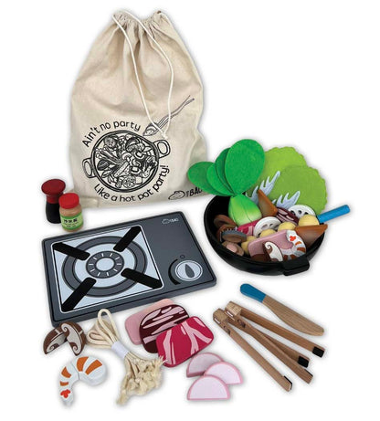 Wooden and Magnetic Hot Pot Toy Set