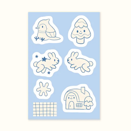 Winter Wonderland Mini Sticker Sheet