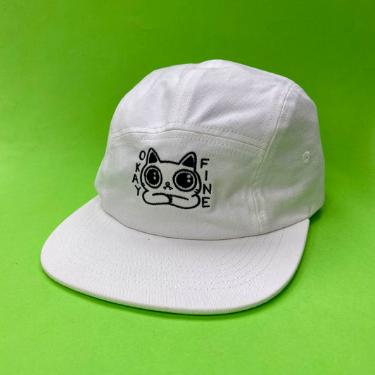OKAY FINE Cat 5-Panel Hat