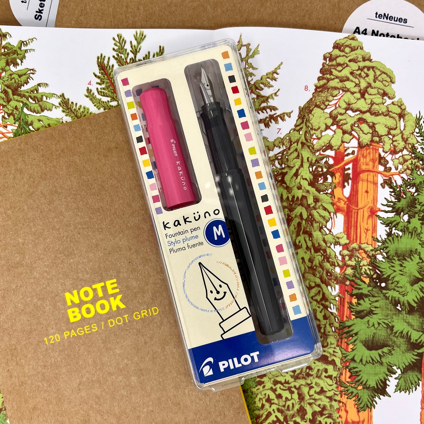 Kakuno Fountain Pen - Medium - Pink