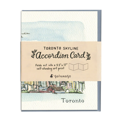 Toronto Skyline Accordion Card