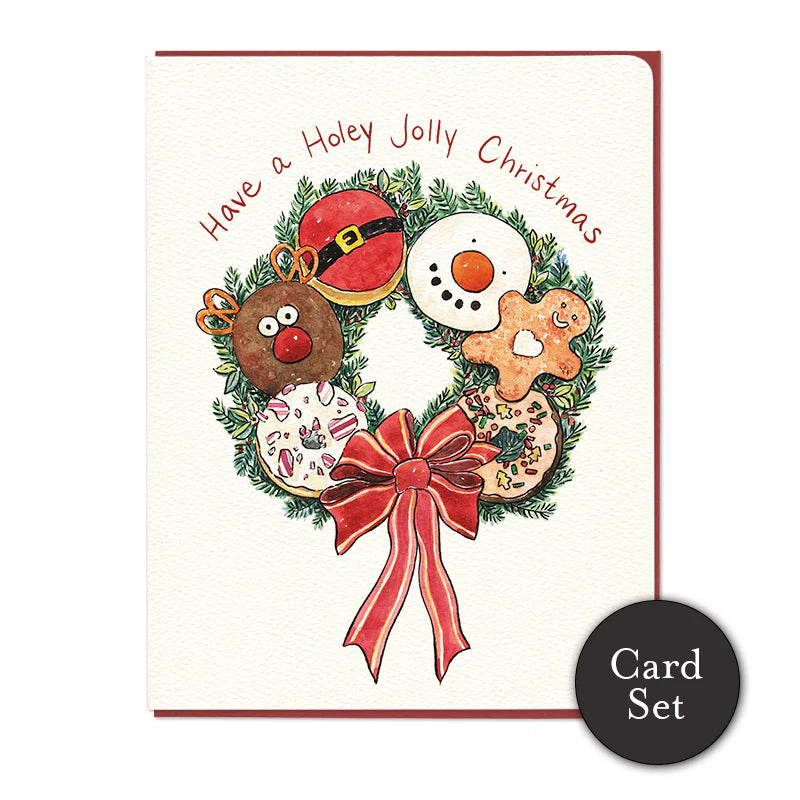 Holey Jolly Christmas - Holiday Card Set of 6