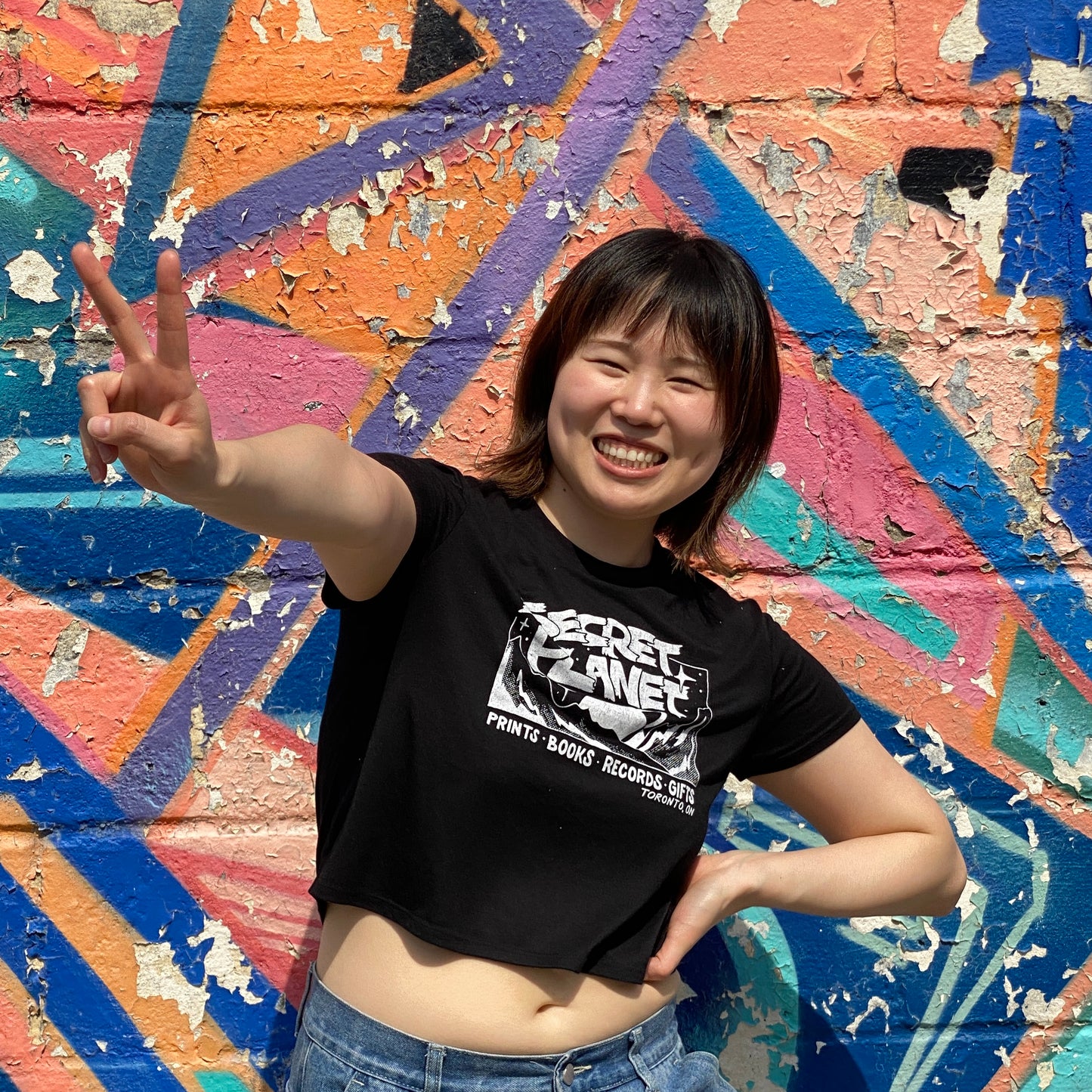 Secret Planet Souvenir Crop Top