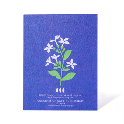 Congrats on Getting Hitched Wedding Card